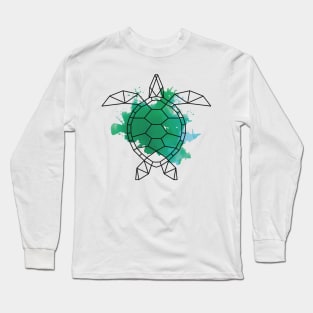 Geometric turtle Long Sleeve T-Shirt